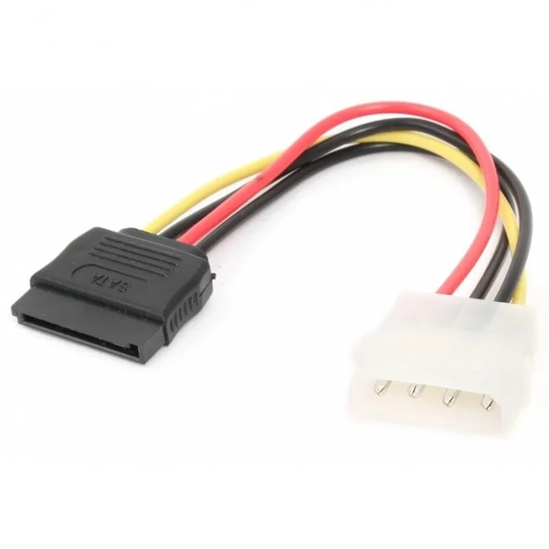 Cavo SATA Gembird Molex da 4 pin a 15 pin maschio/maschio 15 cm - immagine 1