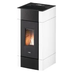 Stufa pellet 8,5kW CRISTAL 9 T1 White 5 stelle Classe A+ 7025033 - immagine 1