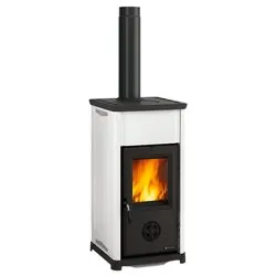 Stufa legna 7kW TEA 16 White 5 stelle 3004831 - immagine 1