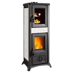 Stufa legna 7,3kW GEMMA FORNO 16 Ceramica White 5 stelle 3009301 - immagine 1