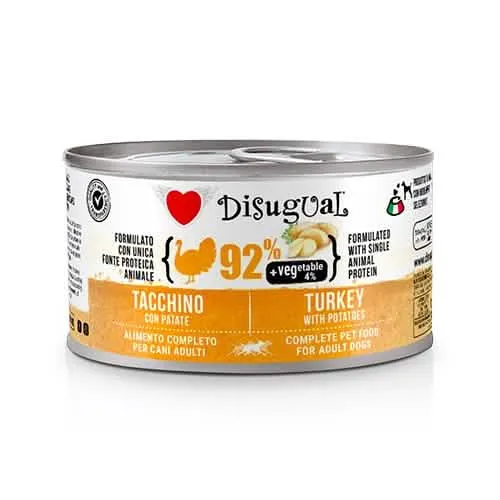 DISUGUAL CANE VEGETABLE ADULTO TACCHINO & PATATE LATTINA 150 GR - immagine 1