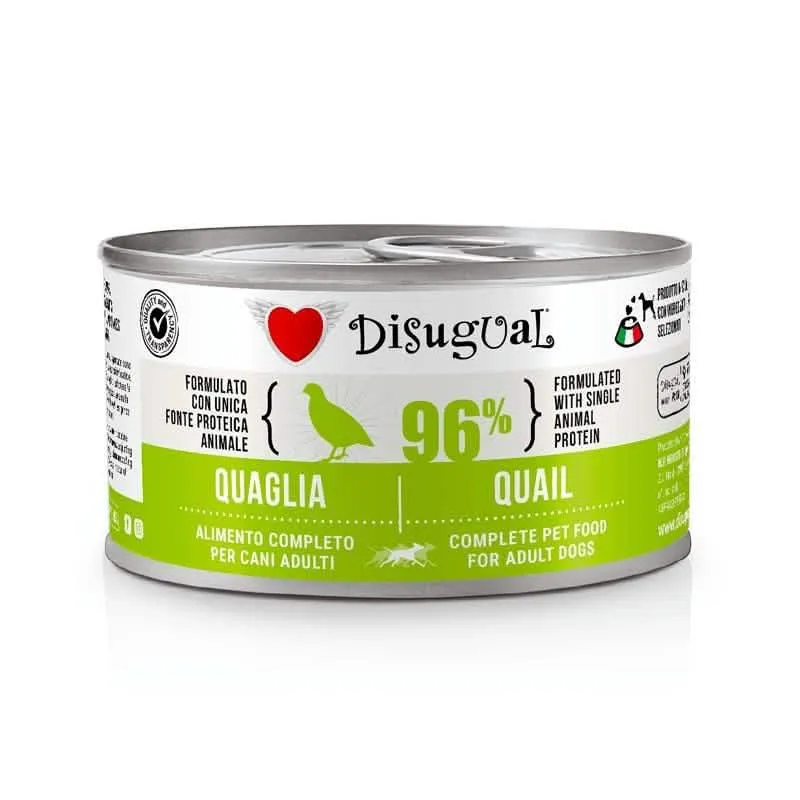DISUGUAL CANE ADULTO MONOPROTEICO QUAGLIA LATTINA 150 GR - immagine 1