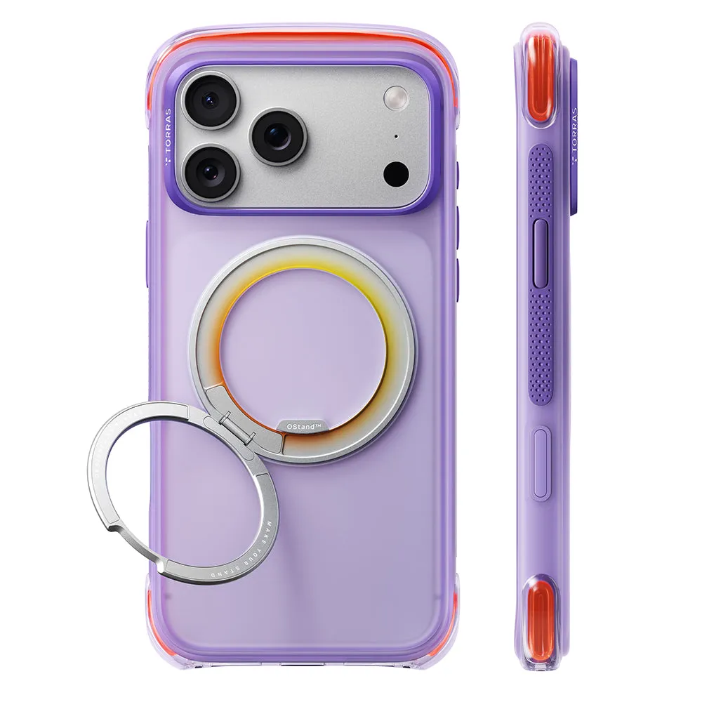 Custodia MagSafe per Apple iPhone 18 Pro Max / 17 Pro Max, Torras, O3 Air Core, Viola - immagine 1