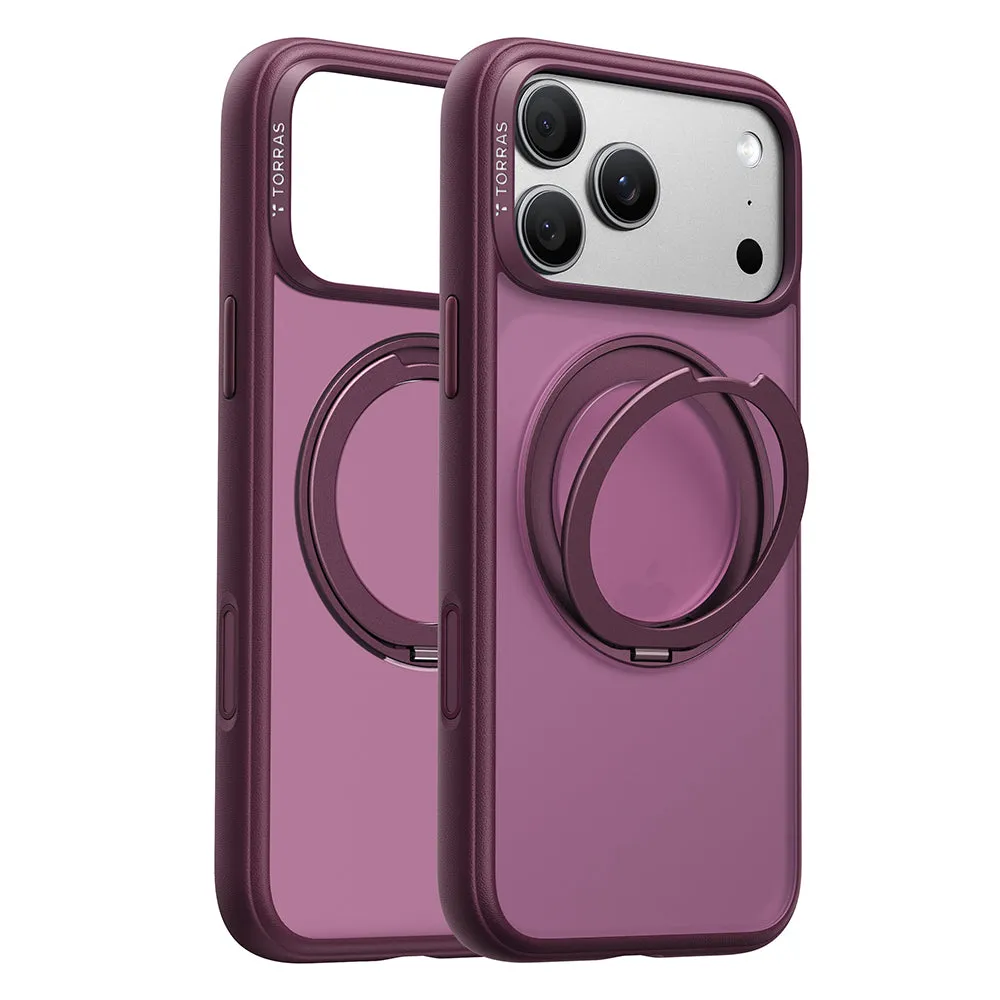 Custodia MagSafe per Apple iPhone 18 Pro Max / 17 Pro Max, Torras, Ostand O1 Guardian, Viola - immagine 1