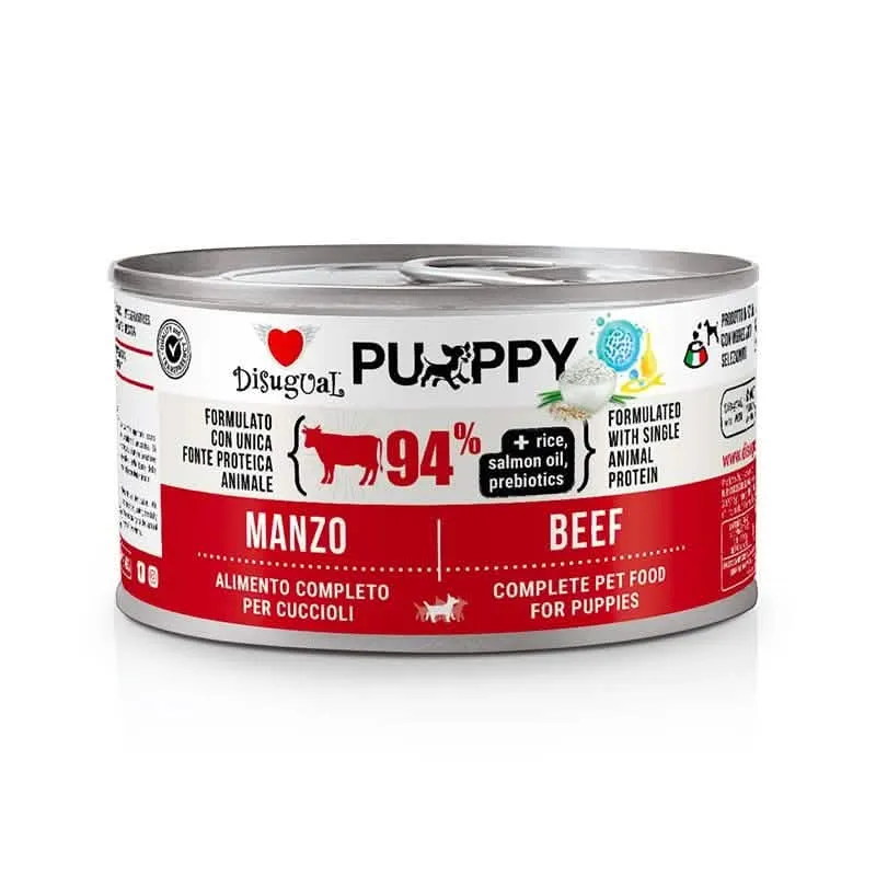 DISUGUAL CANE PUPPY MONOPROTEICO MANZO LATTINA 150 GR - immagine 1