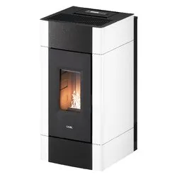 Stufa pellet 8,5kW CRISTAL Plus 9 White 4 stelle Classe A+ 7025036 - immagine 1