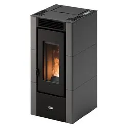 Stufa pellet 5,5kW CRISTAL 6 T1 Antracite 5 stelle Classe A+ 7025099 - immagine 1