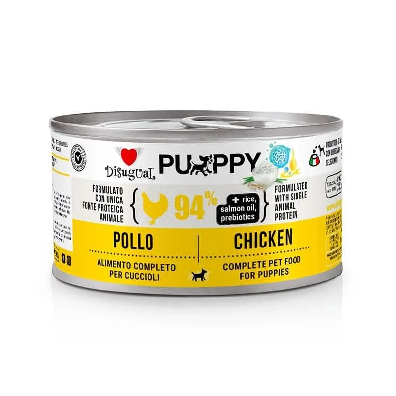 DISUGUAL CANE PUPPY MONOPROTEICO POLLO LATTINA 150 GR - immagine 1