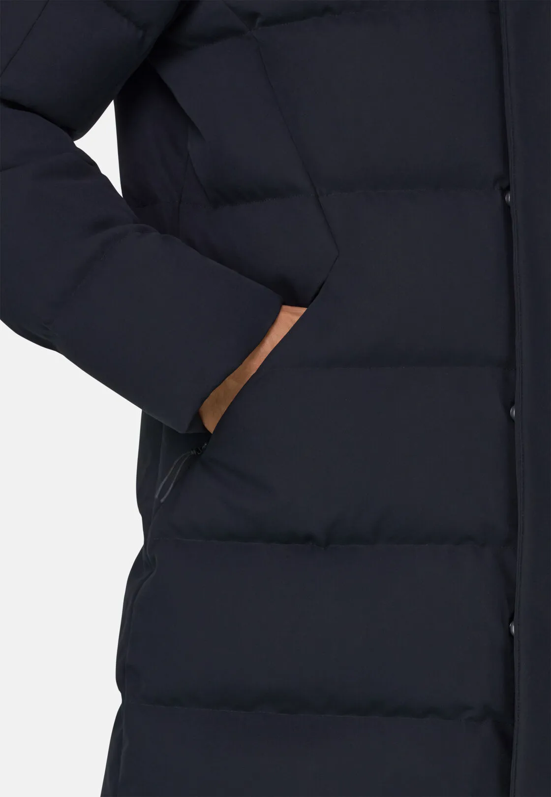 Boggi, Parka Imbottito In Piuma D'oca B Tech, Uomo, Navy, Taglia: S - immagine 5