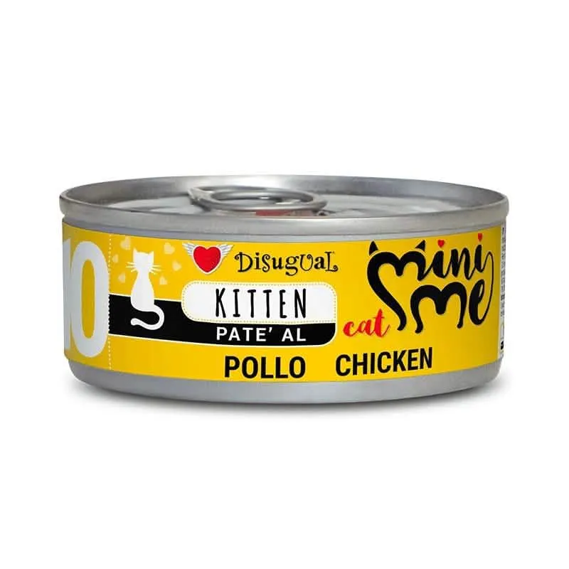 DISUGUAL GATTO MINIME (10) KITTEN POLLO LATTINA 85 GR - immagine 1