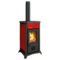 Stufa legna 7kW GEMMA 16 Bordeaux 5 stelle 3001090 - immagine 1