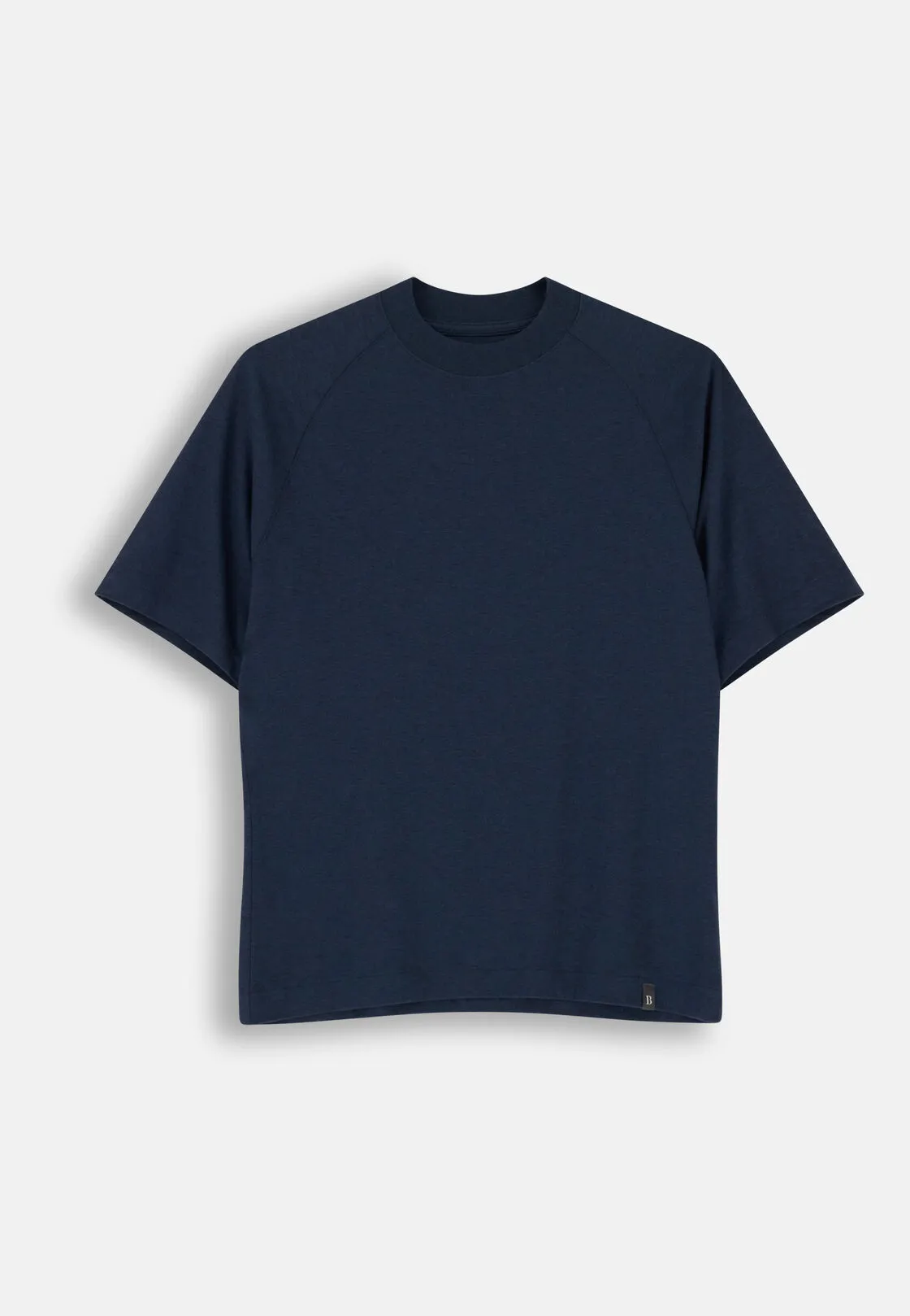 Boggi, T-shirt In Piqué Misto Cotone Melange B Tech, Uomo, Navy, Taglia: L - immagine 5