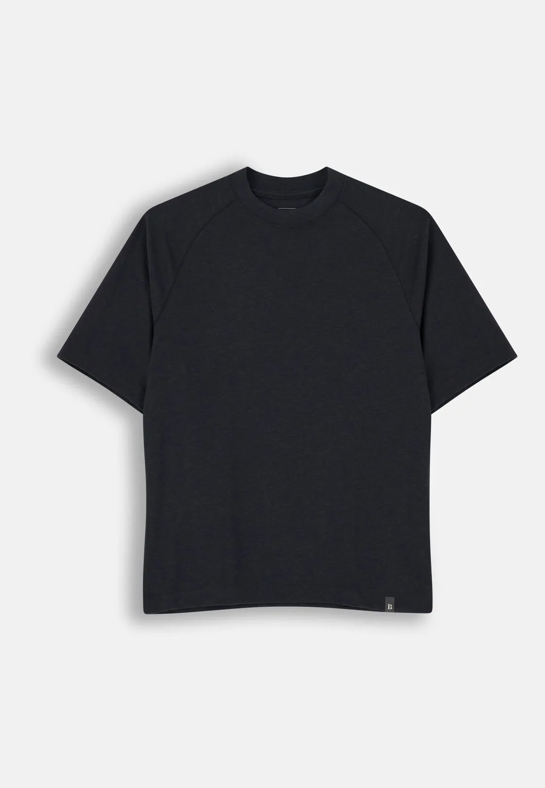 Boggi, T-shirt In Piqué Misto Cotone Melange B Tech, Uomo, Nero, Taglia: S - immagine 5