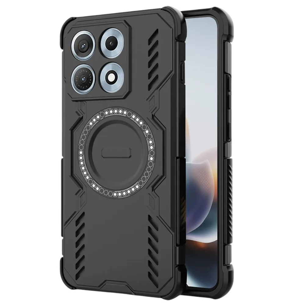 Custodia MagSafe per Motorola Edge 70 Max, Techsuit, ArmorMag, Nera - immagine 1