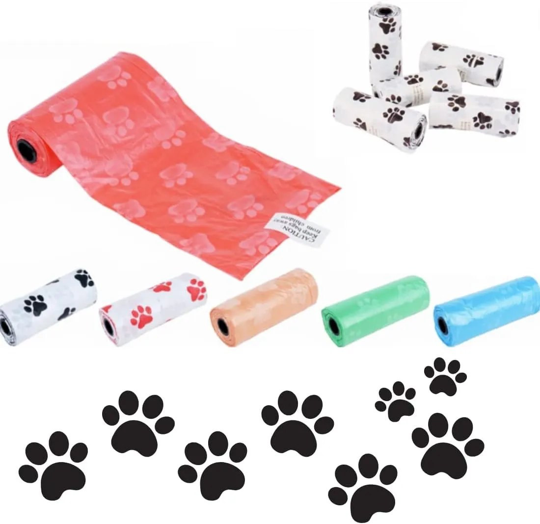 Sacchetti Pupu Cane Gatto, Pacco da 720 Pz (48 Rotoli x 15 Pz), Multi Colore Casuale Misura 32x22 cm, per Feci Bisogni Cani Gatti Animali Adulti Medi Cuccioli, Spessi Resistenti a Prova di Perdite - immagine 3