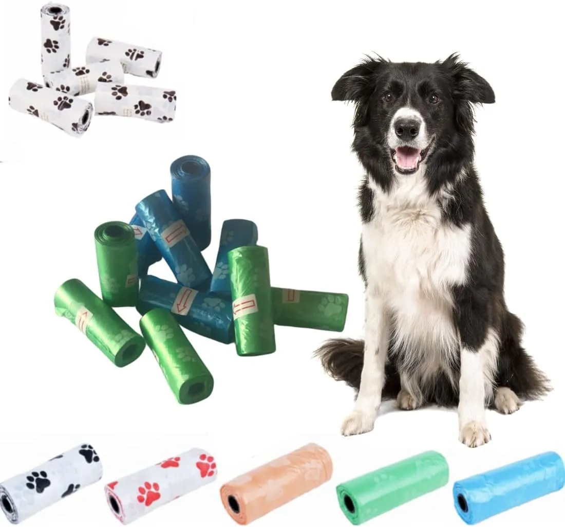 Sacchetti Pupu Cane Gatto, Pacco da 720 Pz (48 Rotoli x 15 Pz), Multi Colore Casuale Misura 32x22 cm, per Feci Bisogni Cani Gatti Animali Adulti Medi Cuccioli, Spessi Resistenti a Prova di Perdite - immagine 7