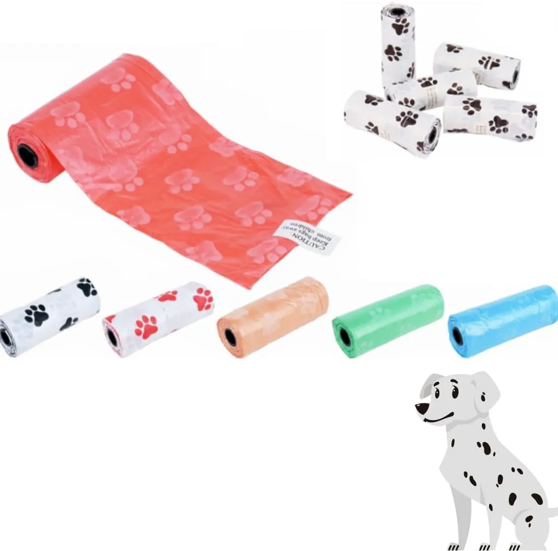 Sacchetti Pupu Cane Gatto, Pacco da 720 Pz (48 Rotoli x 15 Pz), Multi Colore Casuale Misura 32x22 cm, per Feci Bisogni Cani Gatti Animali Adulti Medi Cuccioli, Spessi Resistenti a Prova di Perdite - immagine 8