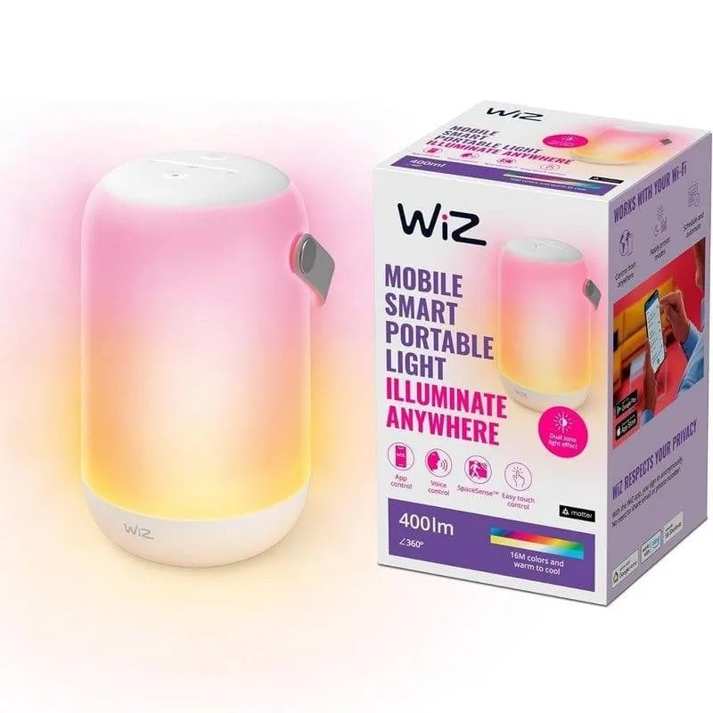 Lampada Portatile WiZ 13.5W 400lm RGB WiFi - immagine 1