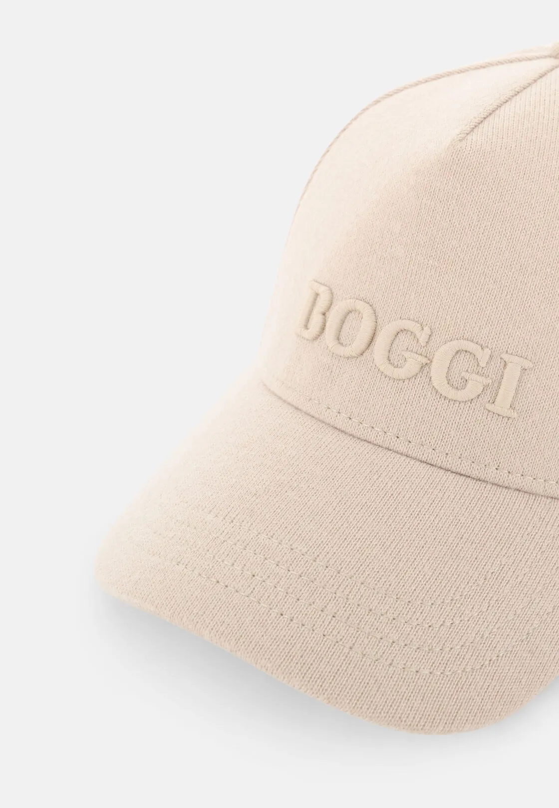 Boggi, Cappello Con Visiera In Maglia, Uomo, Offwhite, Taglia: L/XL - immagine 2
