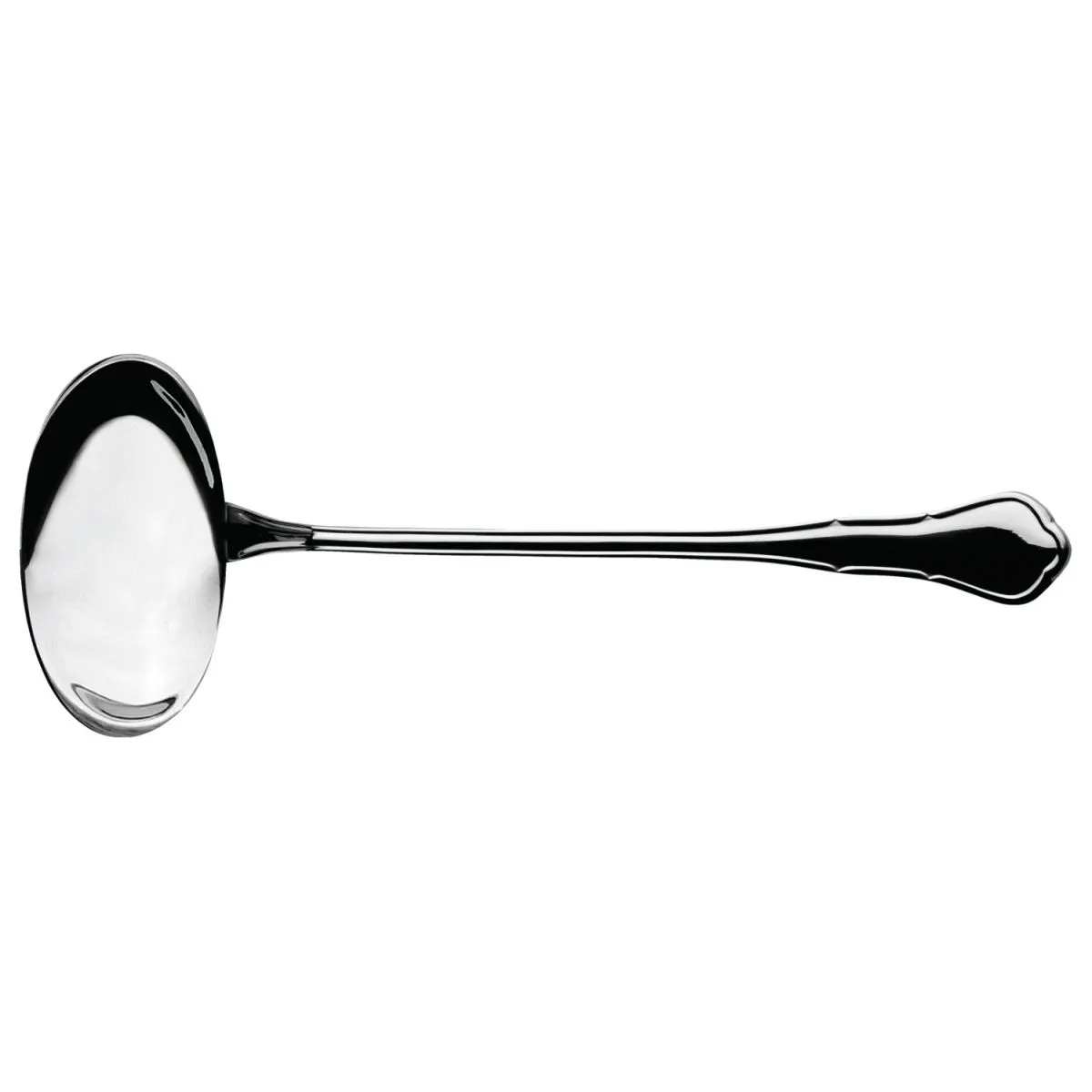VEGA Mestolo Chippendale; 100 ml, 27 cm (L); argento, manico argento - immagine 1