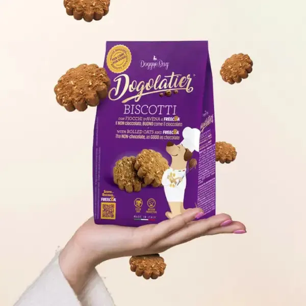 DoggyeBag Dogolatier Biscotti artigianali snack per cani 180 gr Biscotti con fiocchi d'avena - immagine 1
