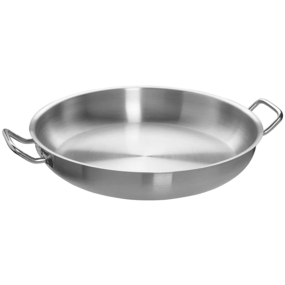 VEGA Padella due manici Professional senza rivestimento; 38x7 cm (ØxH); argento; rotonda - immagine 1