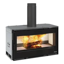 Caminetto 9,7kW INSERTO 80 EOS Black 310740 Classe A+ - immagine 1