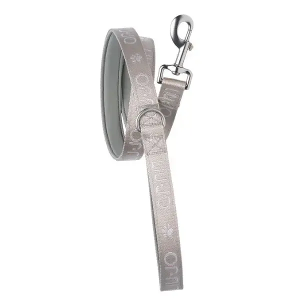 Guinzaglio per cani Jacquard 1,2 mt Liu Jo Pets Caramel - Taglia 1: fettuccia 1,5 cm - immagine 1