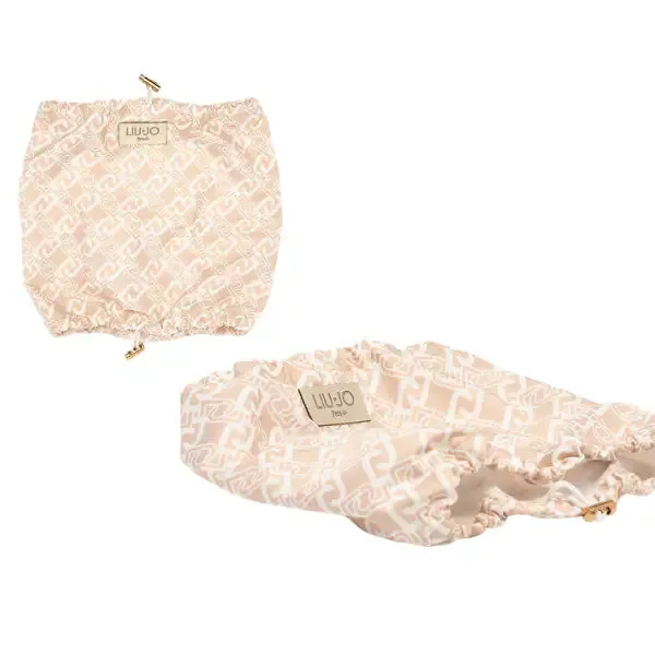 Paraorecchie-collo traspirante per cani dalle orecchie lunghe Monogram Liu Jo Pets Caramel Lux - Taglia S - immagine 1