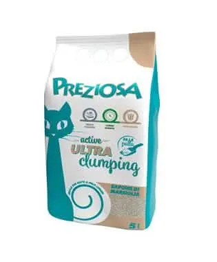 Lettiera Igienica Ultra Clumping Preziosa Gatto con Sapone di Marsiglia - 5 LT - immagine 1