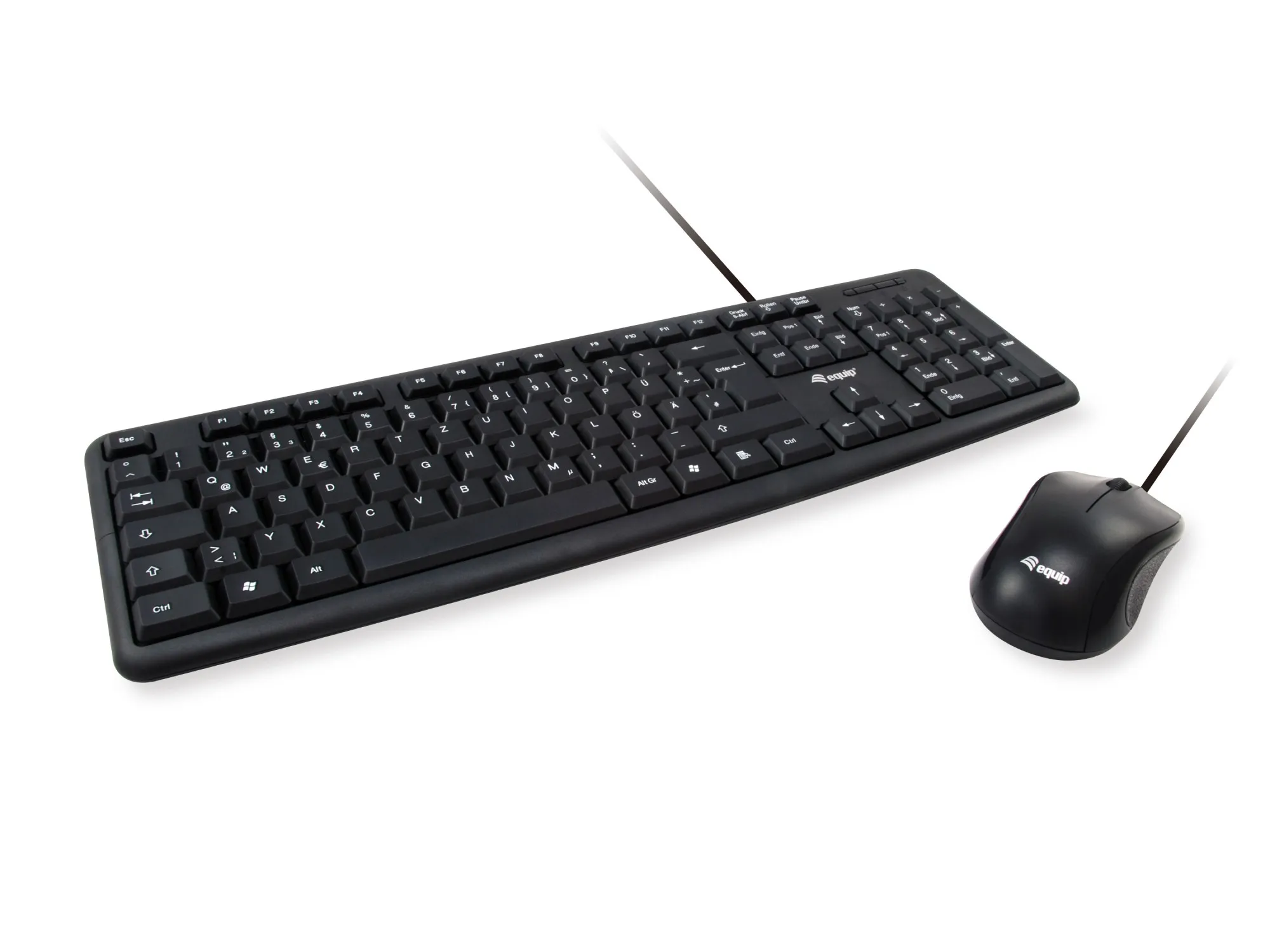 Tastiera+Mouse Usb Bk 1000 Dpi 105 Tasti - immagine 1