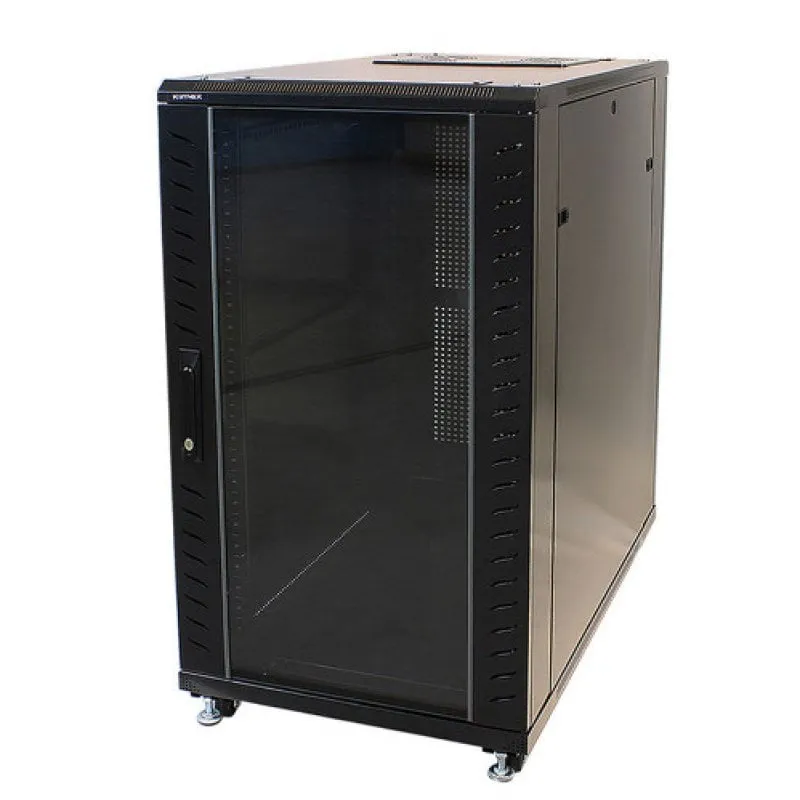 Armadio Rack da Pavimento Kimex 19" 600x1000mm 24U - immagine 1