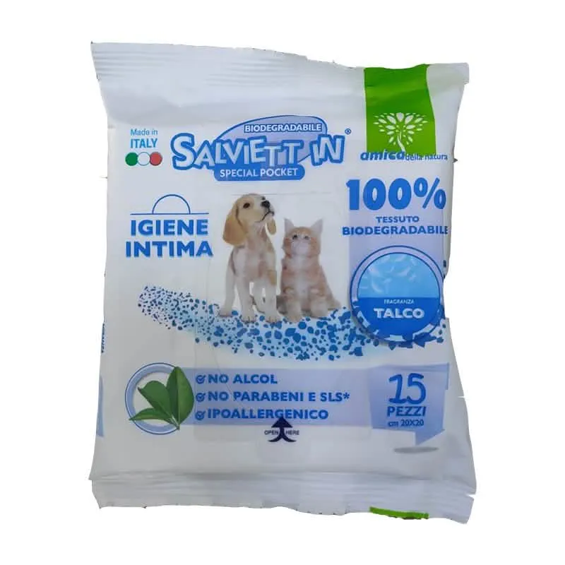 Salvietti Special Pocket Igiene Intima Talco (15 PZ) - immagine 1