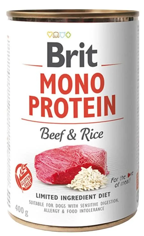 BRIT CARE Cane Monoprotein Manzo e Riso 400 gr - immagine 1