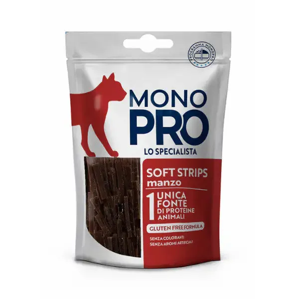 Monopro lo specialista Cat Adult Snack soft fillets 50 gr Manzo - immagine 1