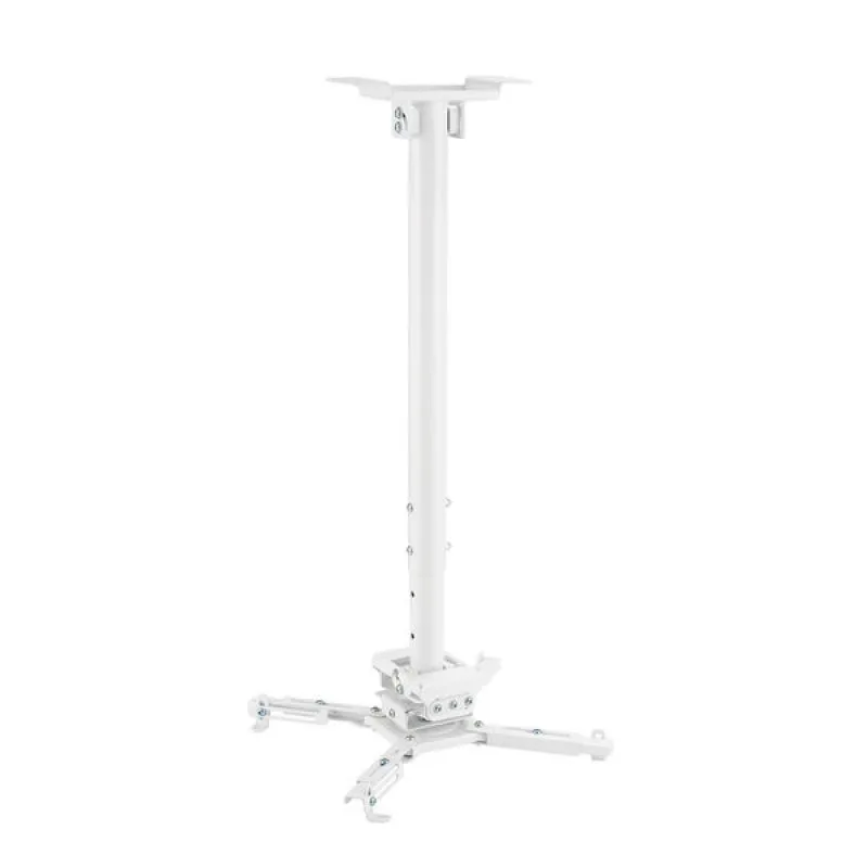 Kimex Supporto da Soffitto per Proiettori Altezza 60-90 cm Bianco - immagine 1