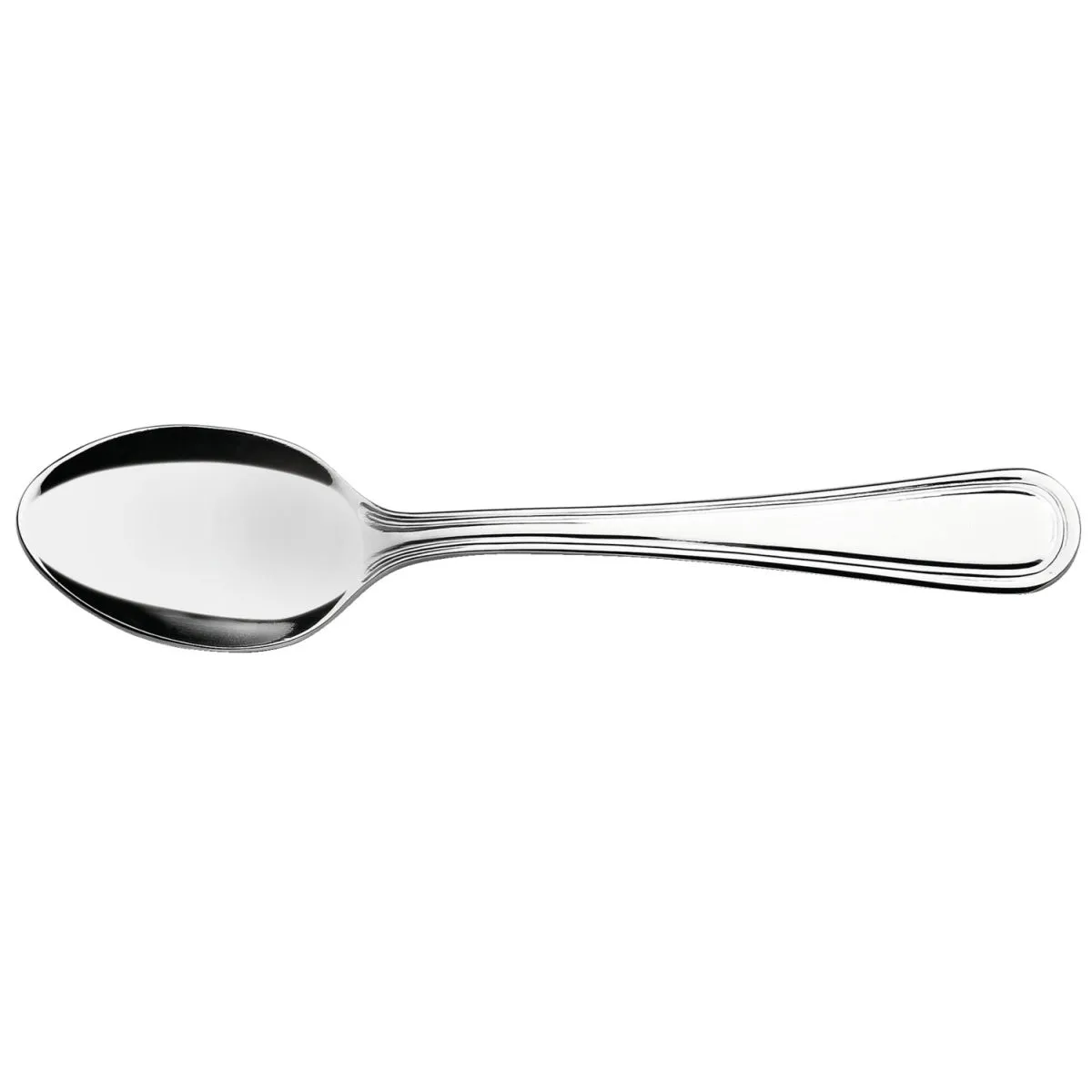 12x VEGA Cucchiaino caffè espresso San Remo; 11.7 cm (L); argento, manico argento; 12 pz. / Pacco - immagine 1