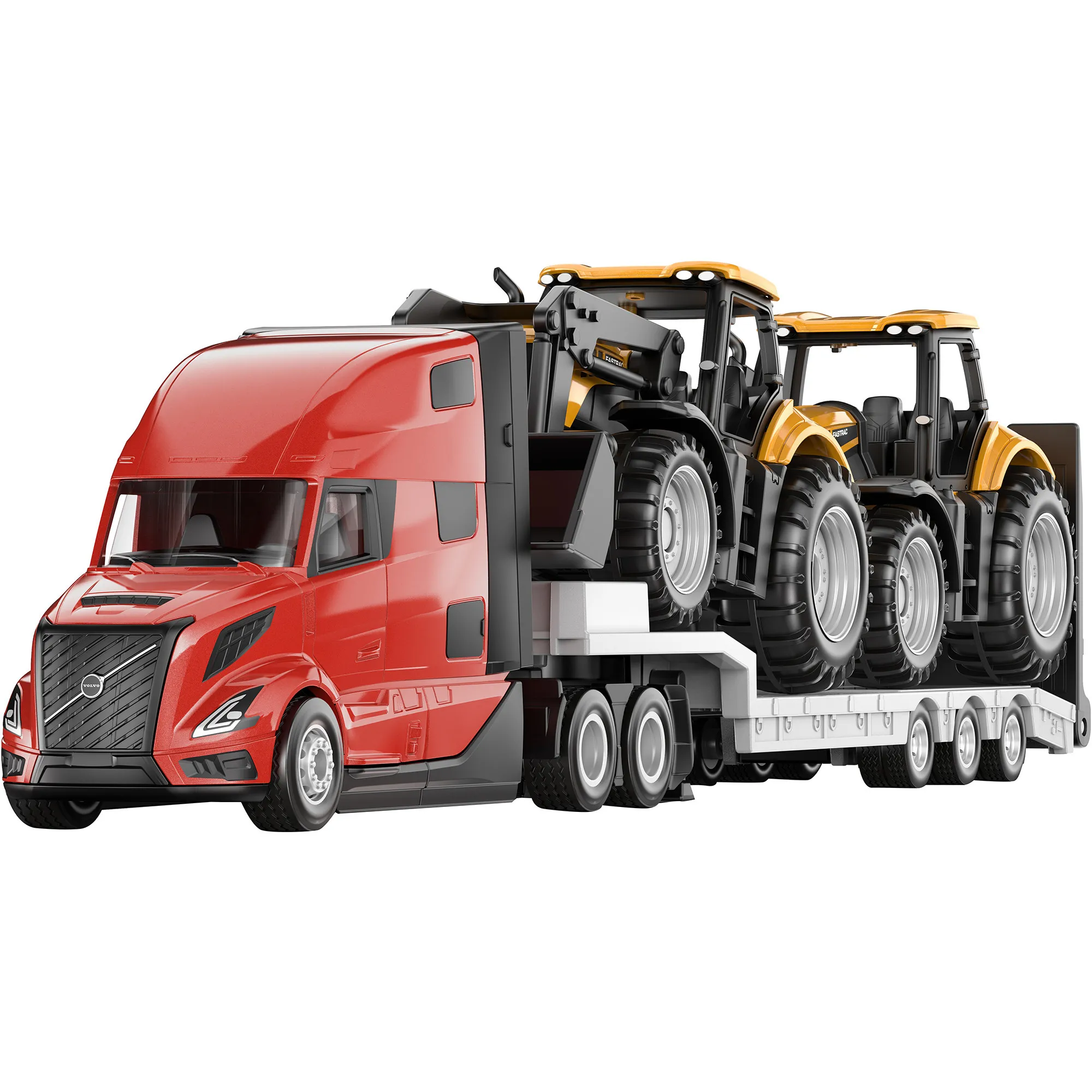 SUPER camion Volvo con trattori JCB, Veicolo modello - immagine 1