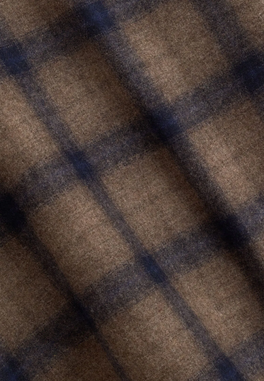 Boggi, Giacca Camicia Fantasia In Lana, Uomo, Marrone, Taglia: M - immagine 5