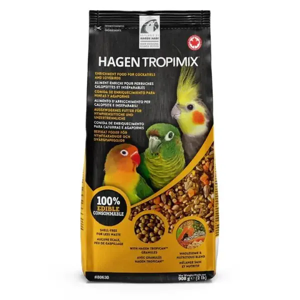 Hagen Hari Tropimix Cockatiels and Lovebirds 908 gr - Mangime per uccelli - immagine 1