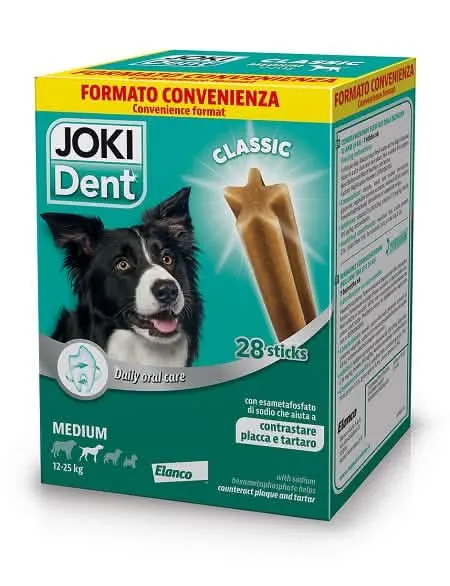 Joki dent classic multipack 4 sacchetti da 210 g per cani di taglia media tra 12 e 25 kg - immagine 1