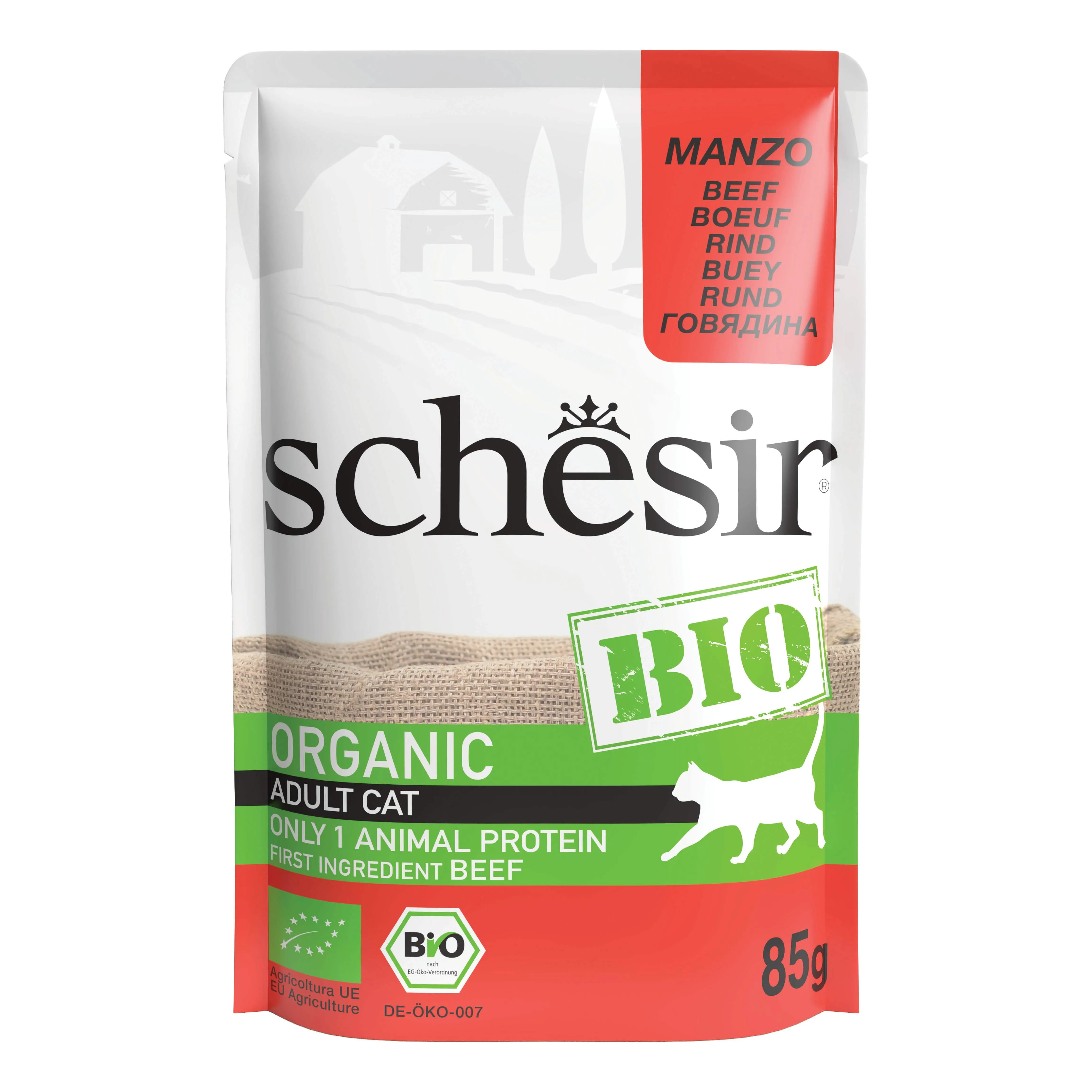 Schesir bio cat manzo 85g - immagine 1