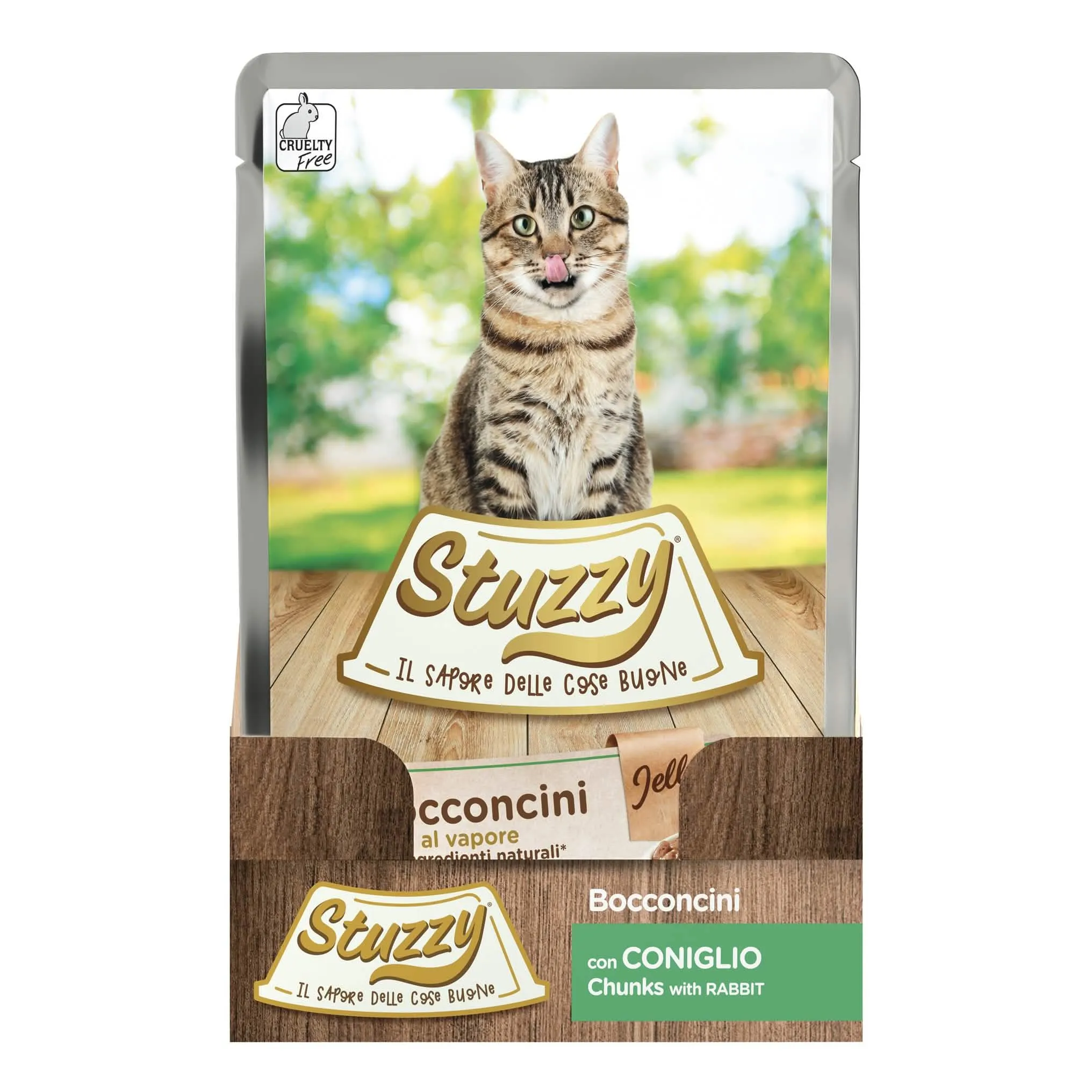 Stuzzy cat bocconcini coniglio jelly 85g - immagine 1