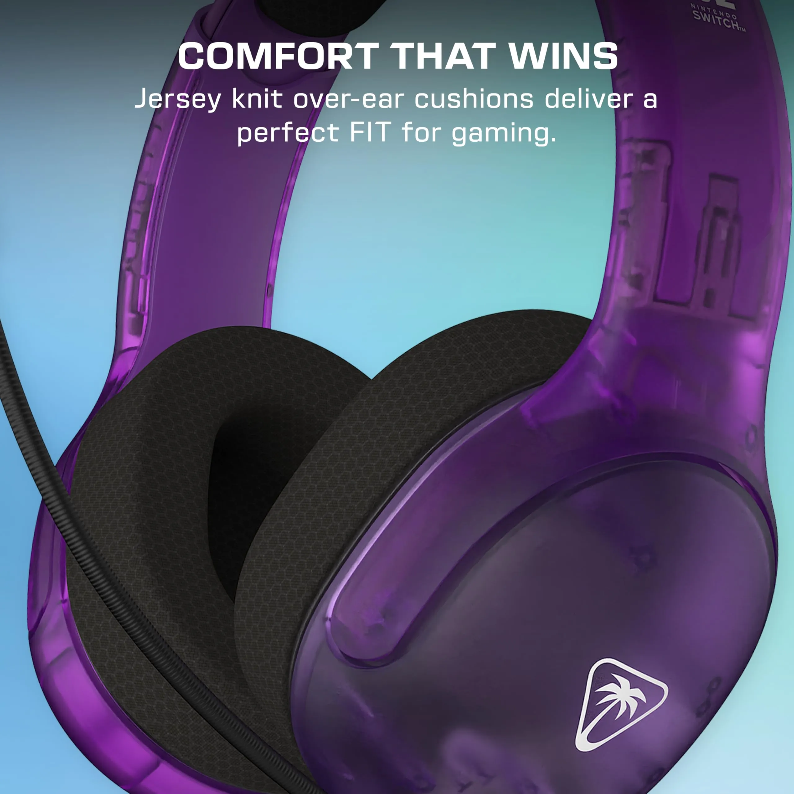Turtle Beach Airlite Fit Cuffie con cavo Fantasma viola, Nintendo Switch 2 - immagine 4