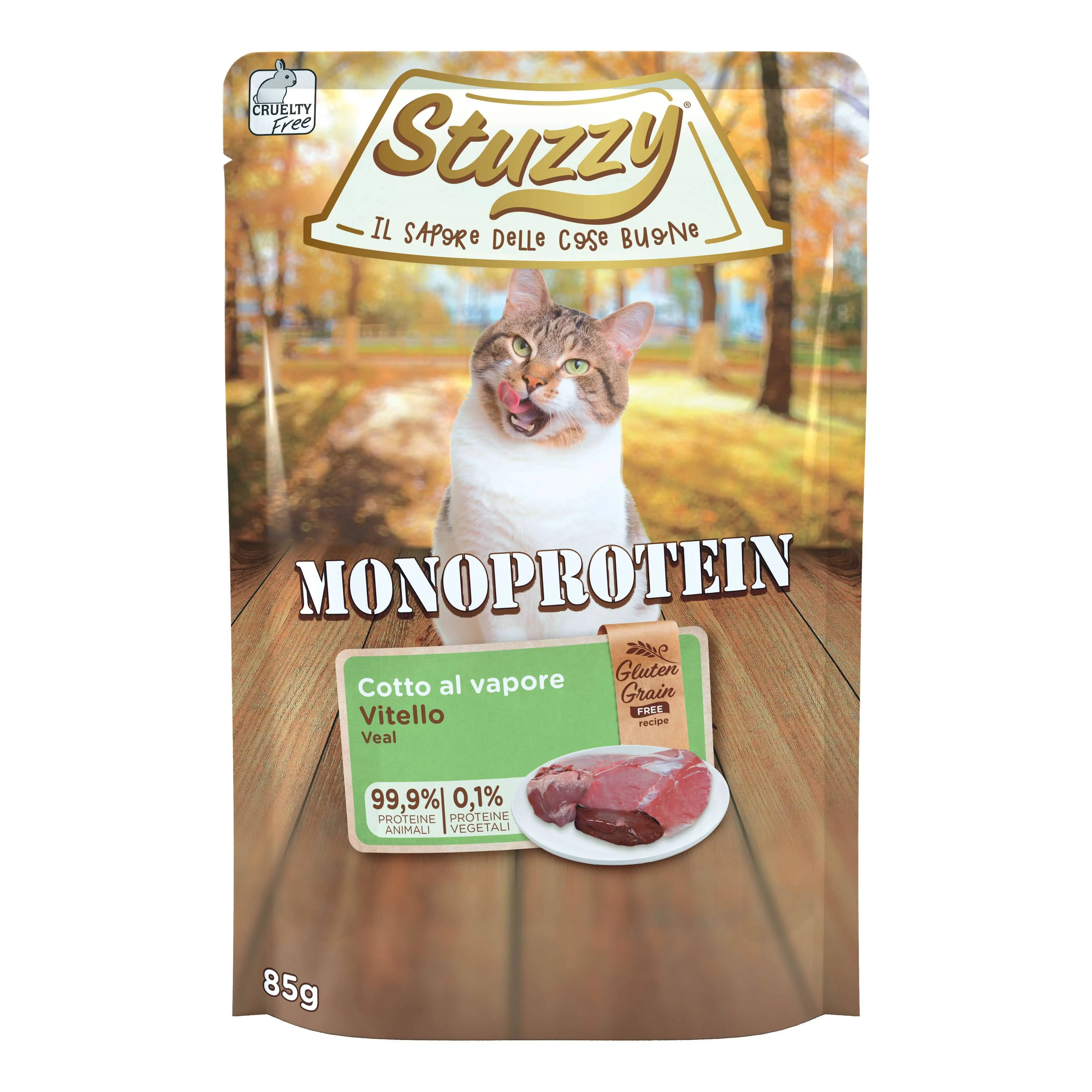 Stuzzy cat monoprotein vitello 85g - immagine 1