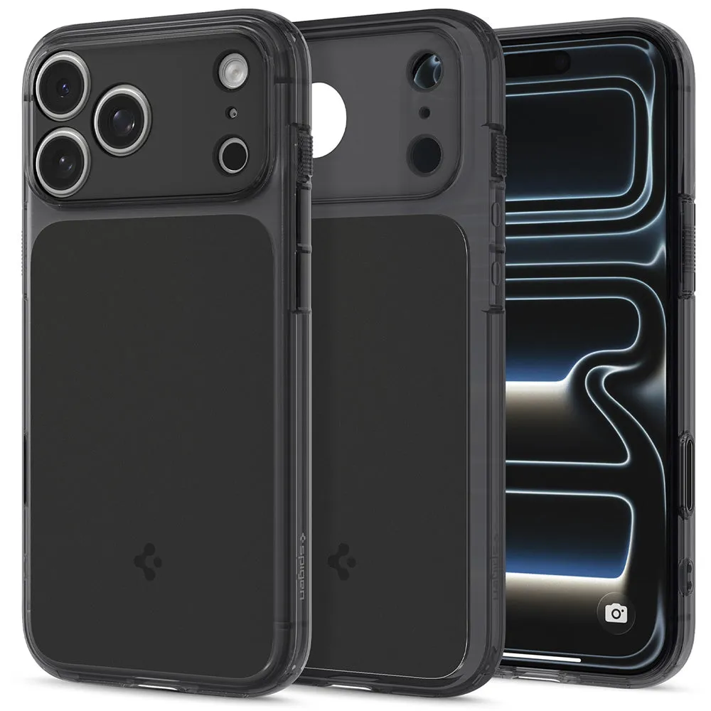 Custodia MagSafe per Apple iPhone 18 Pro / 17 Pro, Spigen, Ultra Hybrid T, Nero Opaco ACS12171 - immagine 1
