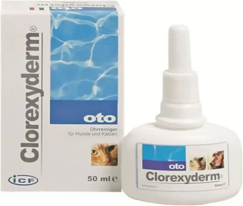 ICF Clorexyderm Oto detergente auricolare Liquido per cani e gatti 50 ml - immagine 1