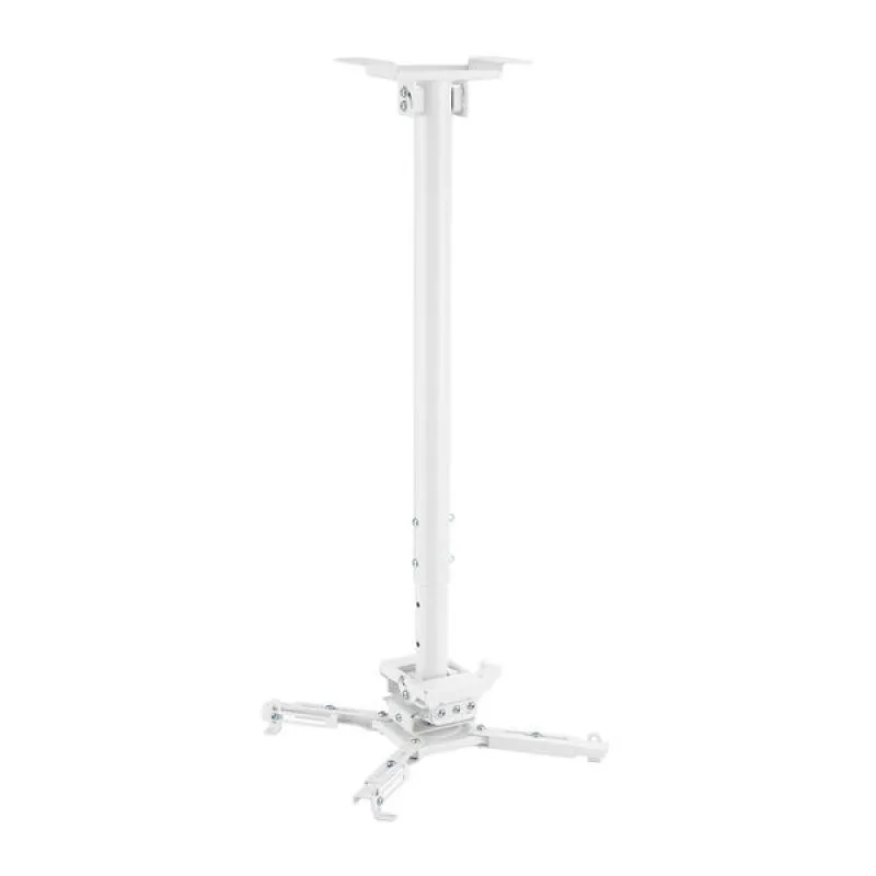 Kimex Supporto da Soffitto per Proiettori Altezza 75-115 cm Bianco - immagine 1