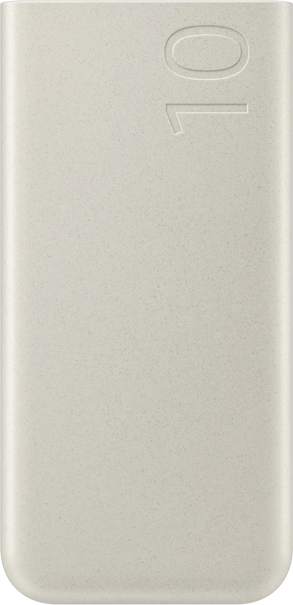 Batteria Esterna Samsung, 10000mAh, 25W, PD, 2 x USB-C, Beige EB-P3401XUEGWW - immagine 1