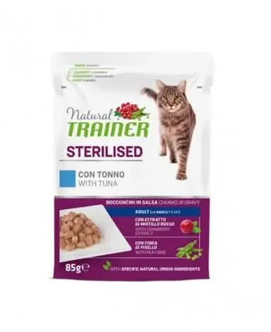 Trainer Cat Naturale Umido Busta Sterilized Tonno 85 g - immagine 1